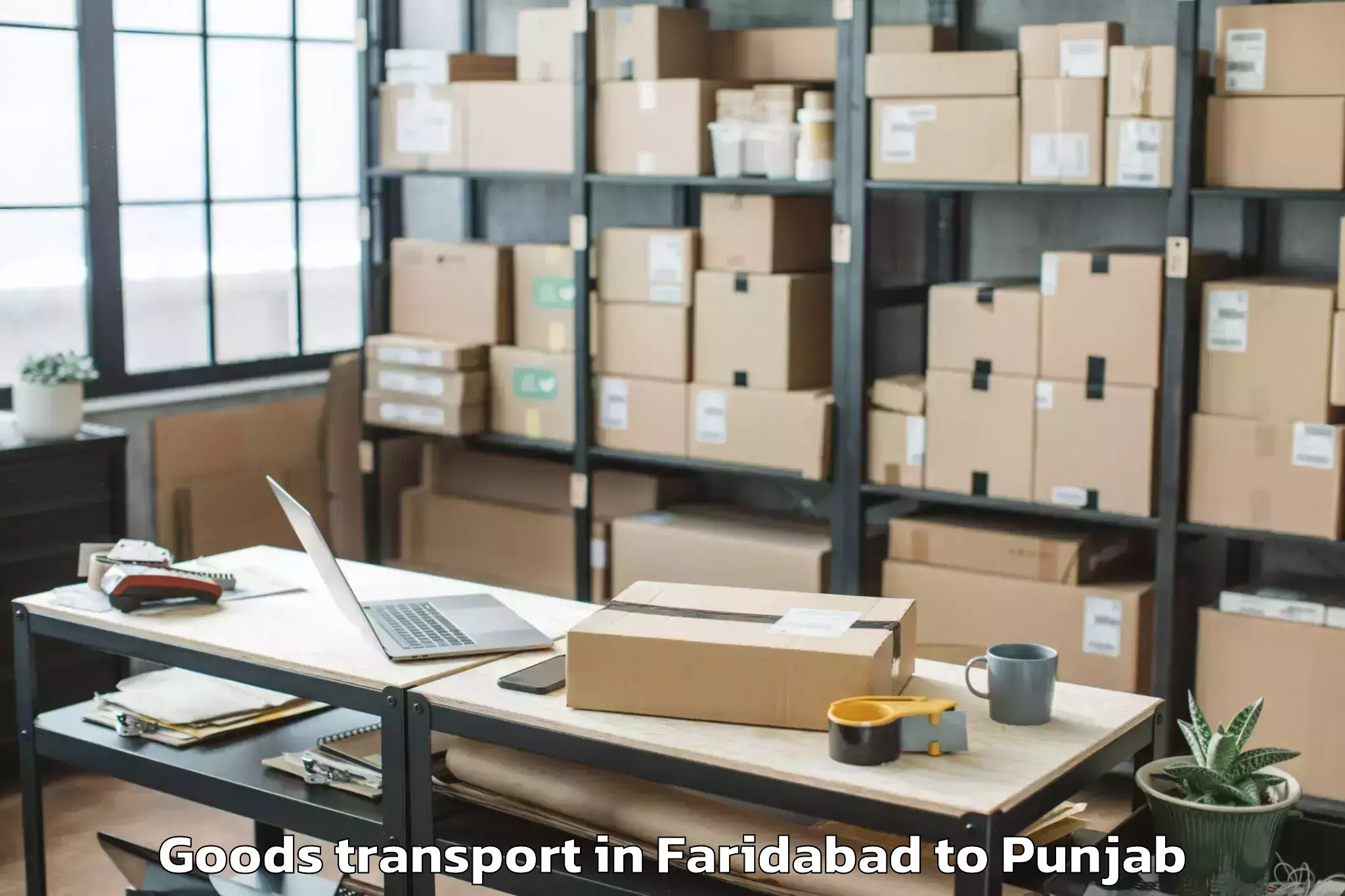 Hassle-Free Faridabad to Baba Bakala Goods Transport